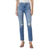 Hudson Holly High Rise Straight Jean In Skyscraper In Blue