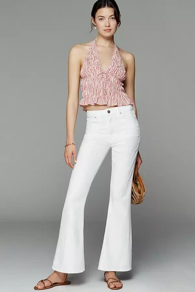 Hudson Holly High-rise Flared Jeans In White