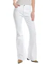 Hudson Holly White Horse High-rise Flare Jean In White