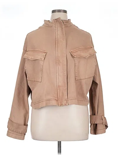 Pre-owned Hudson Jacket In Tan