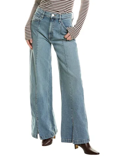 Hudson Jeans James Caribbean Breeze High-rise Wide Leg Jean In Blue