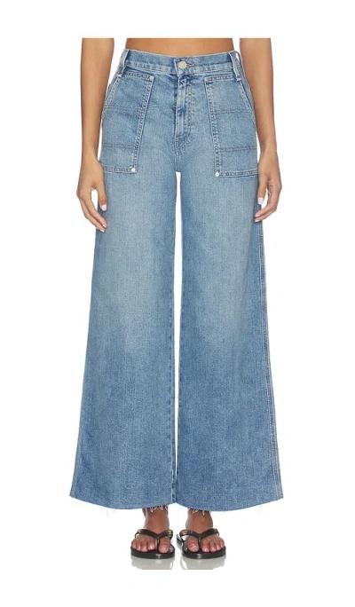 Hudson James Carpenter Wide Leg Jeans In Blue