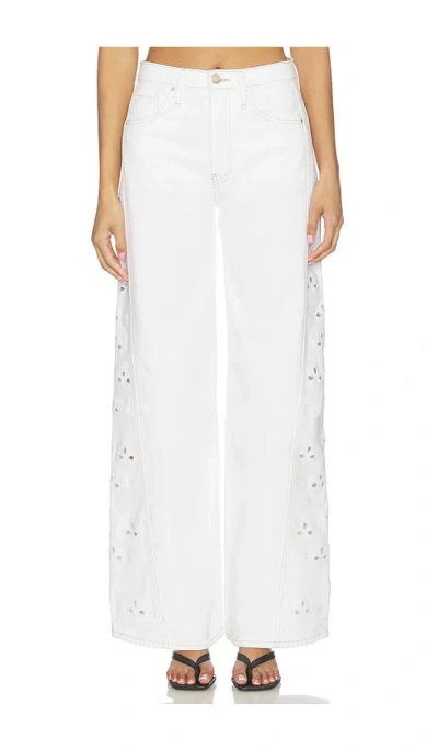 Hudson James High Rise Wide Leg Pants In Animal Print