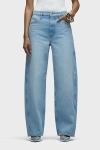 Hudson Bailey High Rise Barrel Leg Jeans In Fighter In Fighter