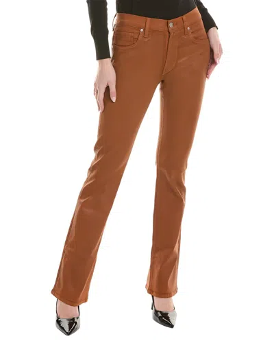Hudson Barbara Caramel Café High-rise Baby Bootcut Jean In Brown