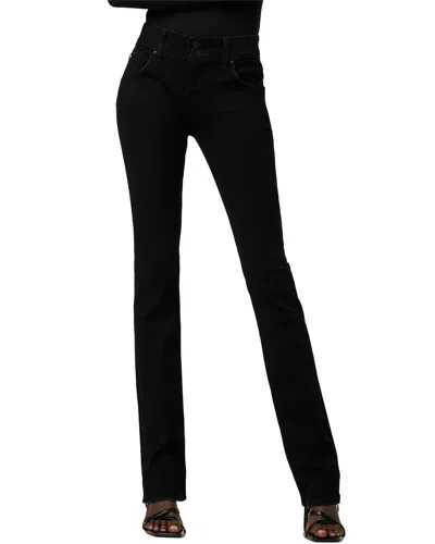 Hudson Jeans Beth Mid-rise Baby Boot Petite (flap) Jean In Black
