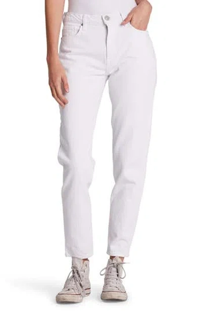 Hudson Jeans Bettie High Waist Tapered Jeans In White