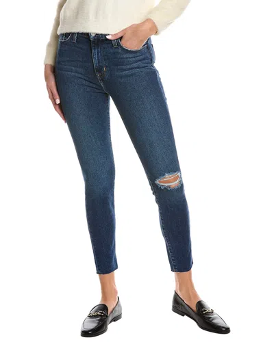 Hudson Blair Queens High-rise Super Skinny Ankle Jean In Blue