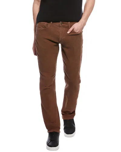 Hudson Jeans Blake Corduroy Slim Straight Pant In Brown