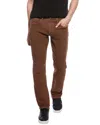 Hudson Jeans Blake Corduroy Slim Straight Pant In Brown
