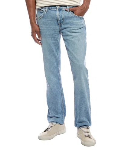 Hudson Jeans Blake Stone Wash Slim Straight Leg In Grey