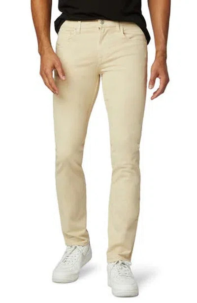 Hudson Jeans Blake Stretch Twill Slim Straight Fit Pants In Neutral