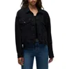Hudson Jeans Brea Swing Trucker Jacket In Black