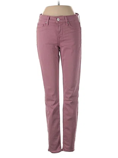 Pre-owned Hudson Jeans In Burgundy