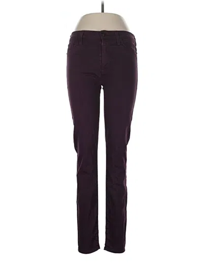Pre-owned Hudson Jeans In Burgundy