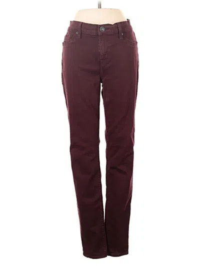 Pre-owned Hudson Jeans In Burgundy