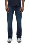 Hudson Blake Slim Straight Fit Jeans In Blue Shadow In Blue