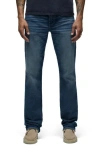 Hudson Blake Slim Straight Fit Jeans In Blue Shadow In Blue