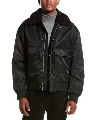 HUDSON HUDSON JEANS CARGO POCKETS BOMBER JACKET