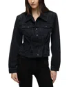 Hudson Jeans Cinched Waist Jacket In Blue