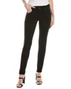 Hudson Jeans Collin Mid-rise Black Skinny Jean In Black