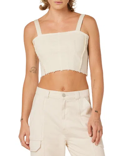 Hudson Jeans Corset Top In White