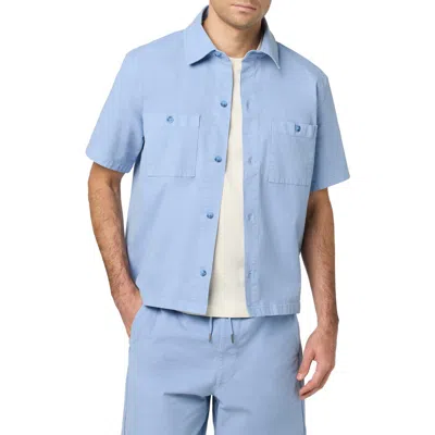 Hudson Jeans Cotton Camp Shirt In Multi