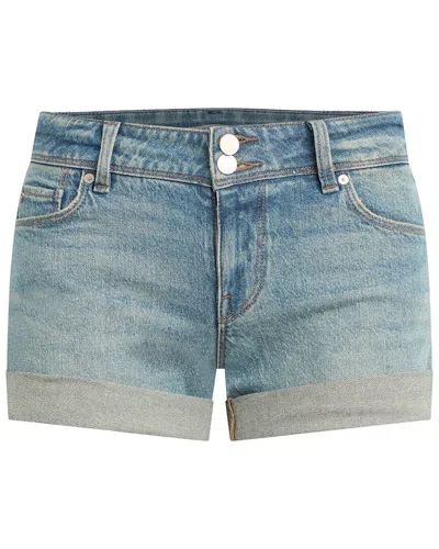 Hudson Jeans Croxley Mid-rise Snow Drops Short In Blue