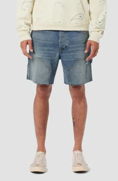 Hudson Jeans Denim Carpenter Shorts In Blue