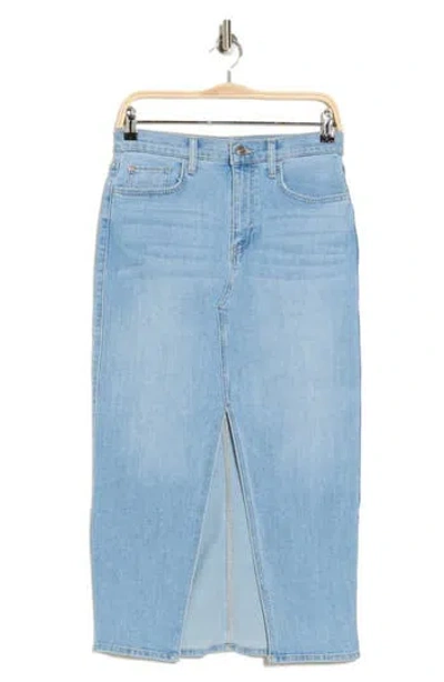 Hudson Jeans Denim Midi Skirt In Mars