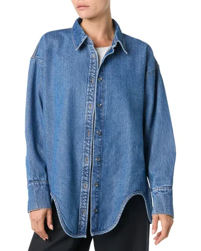 Hudson Jeans Denim Shirt In Blue