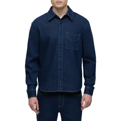 HUDSON HUDSON JEANS DENIM SNAP-UP SHIRT
