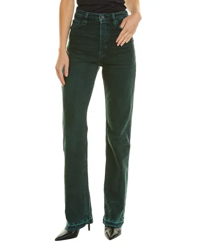 Hudson Jeans Faye Overdye Scarab Ultra High-rise Bootcut Jean In Blue