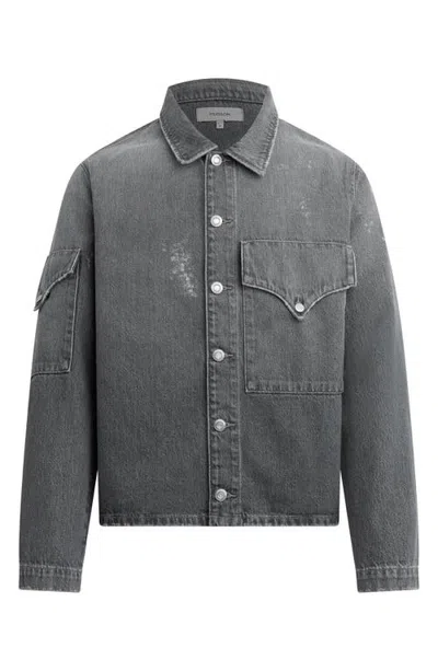Hudson Jeans Flap Shirt Jacket In Armstrong