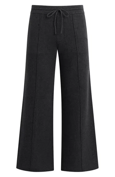 Hudson Jeans Foldout Cotton & Cashmere Wide Leg Pants In Wright