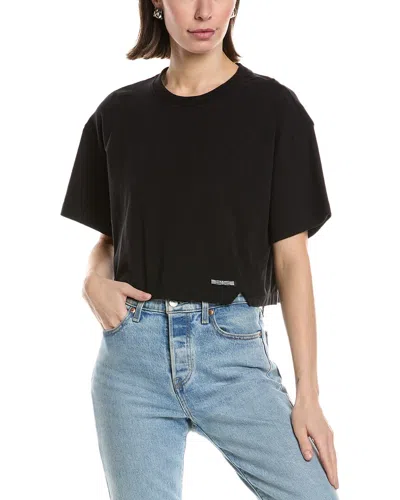 Hudson Jeans Forward Seam T-shirt In Black