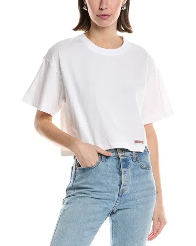 Hudson Jeans Forward Seam T-shirt In White