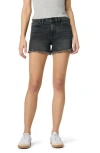 Hudson Jeans Gracie Fringe Shorts In Black