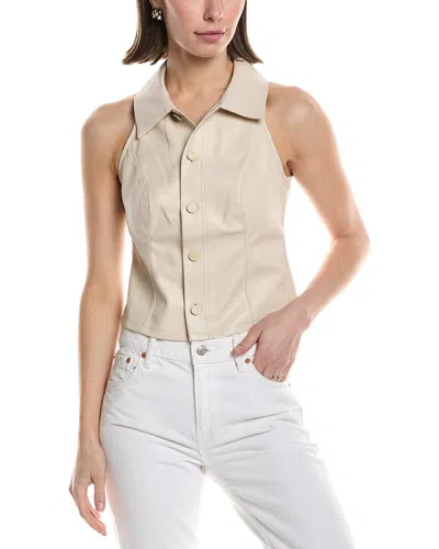 Hudson Jeans Halter Vest In White