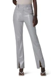 Hudson Jeans Harlow Ultrahigh Waist Split Hem Bootcut Jeans In Gray