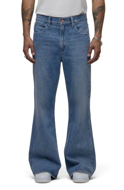 Hudson Jeans Hendrix Flare Leg Jeans In Blue