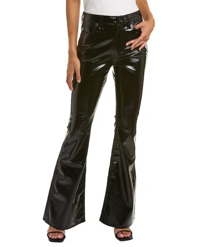 Hudson Jeans Holly Black High-rise Flare Jean
