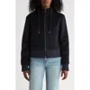 Hudson Jeans Hooded Full Zip Jacket In Blue