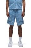 Hudson Jeans Industry Denim Cargo Shorts In Hazy