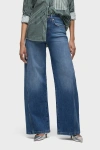 Hudson Jeans James Seamed Wide Leg In Blue