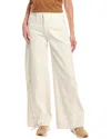 Hudson Jeans James High-rise Ecru Wide Leg Crop Jean In White
