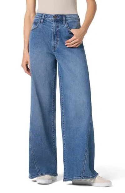 Hudson Jeans Jamie High Rise Wide Leg Jeans In Blue