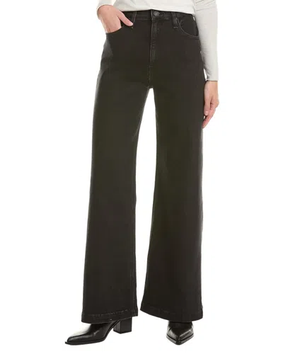 Hudson Jeans Jodie Black Wide Leg Jean In Green