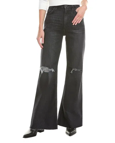 HUDSON HUDSON JEANS JODIE FADED NOIR HIGH-RISE FLARE JEAN
