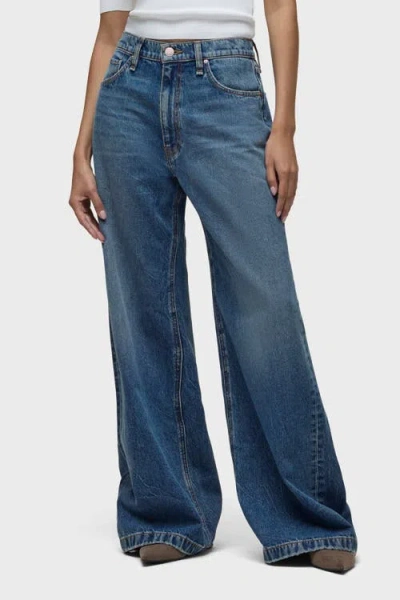 Hudson Jodie Loose Fit Wide Leg Jean In Lunar In Multi